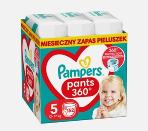Pampers Pants Windeln Größe 5 (152 Stück) Flexibel Super Absorbierend 12-17kg - Bild 1 von 4