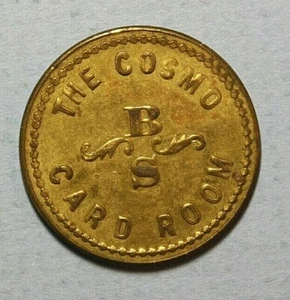 Tarjeta Eugene Oregon Cosmo BS Habitación Conformista buena para ficha de 24 mm de latón comercial 25c - Imagen 1 de 2