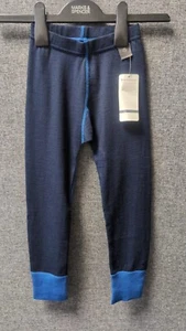 Merino Kinder Baselayer Hose blau Alter 9-10 UVP £24,99 LN054 AA 07 - Bild 1 von 5