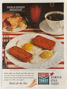 Pubblicità Stampa Albero Stella Armatura 1961 Vintage "Colazione Doppia Proteina" - Foto 1 di 1
