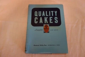Quality Cakes A Complete Flour Service Book General Mills 1949 Spiralbound PB - Picture 1 of 3