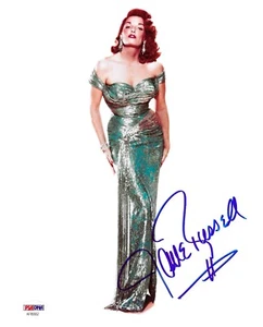 Jane Russell Certificado PSA/DNA Firmado 8x10 pulgadas Foto a color con certificado de autenticidad PSA/ADN! - Imagen 1 de 2