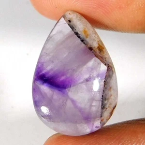 15,30 cts. Brasil AMATISTA 100% NATURAL Pera Cabujón Piedra Preciosa Suelta - Imagen 1 de 3