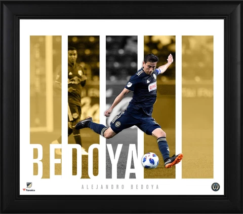Alejandro Bedoya Philadelphia Union Framed 15x17 Player Panel Collage Cover