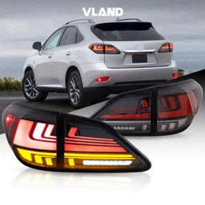 VLAND Full LED Tail Lights For 2009-2014 Lexus RX 350/450H W/ Seqeuntial Signals - Imagen 1 de 13