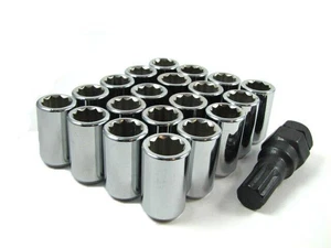 Set 24 pz dadi tuner lug 12x1.5 cromati per Hyundai Kia - Foto 1 di 4