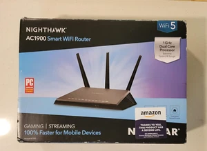 NETGEAR Nighthawk AC1900 Inteligentny router WiFi (R7000-100NAS) Nowy - Zdjęcie 1 z 3