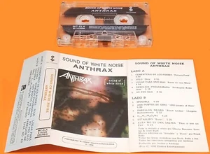 ANTHRAX "Sound of White Noise" 1993, MADE IN PERU (SPANISH TITLES) CASSETTE (EX) - Picture 1 of 7