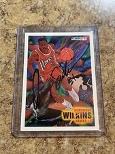 Dominique Wilkins HOF Hawks Signed Autograph Pro Visions 1993-94 Fleer #237