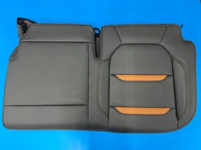 2019 2020 2021 2022 GMC SIERRA AT4 LEFT REAR SEAT COVER BOTTOM BLACK & BROWN - Image 1 of 4