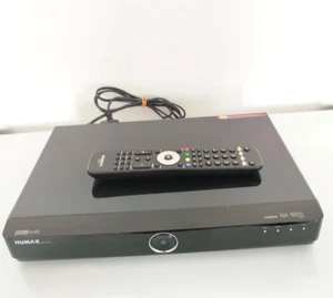 Humax HDR-FOX T2 Twin Tuner HD 1TB Recorder mit Fernbedienung - gebrauchter Zustand - schwarz - Bild 1 von 11
