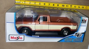 Maisto 1/18 Diecast 1979 Ford F150 Light Brown/Cream - Special Edition- New - Picture 1 of 5