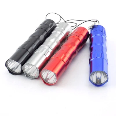 mini Led Flashlight Waterproof AA battery Keychain flash Torch Lights powerful - Image 1 of 4