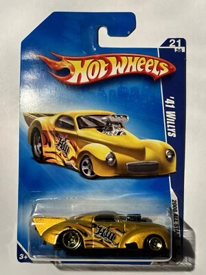 ¡Nuevo 2008 Hotwheels All Stars 41 Willys 061/196 pintura dorada con ruedas doradas! Foto 1 de 4