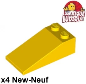 LEGO 4x Slope Brick Gradient Angled 18 4x2 Roof Yellow/Yellow 30363 New - Picture 1 of 1