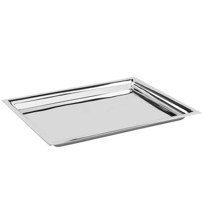 Fink Edelstahltablett 34x24 cm rechteckig Serviertablett Obst, Früchte & Snacks - Bild 1 von 2
