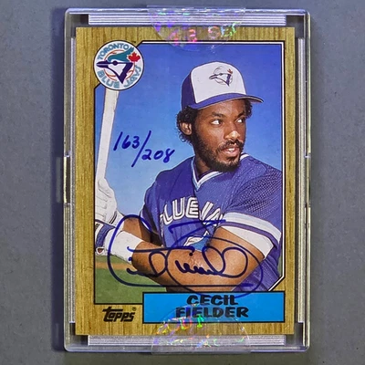 2004 Topps Originals Signature Edition Buyback /208 Cecil Fielder AUTO (1987) - Image 1 of 2