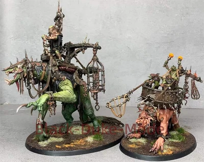 Warhammer AOS Marshcrawla Sloggoth Swampboss Skumdrekk Galería de Destrucción Ejército Foto 1 de 4