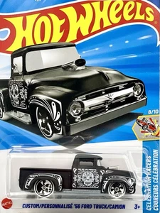 Hot Wheels CUSTOM FORD 56 TRUCK (great condition) Celebration Racers 2025 ￼ - Picture 1 of 2