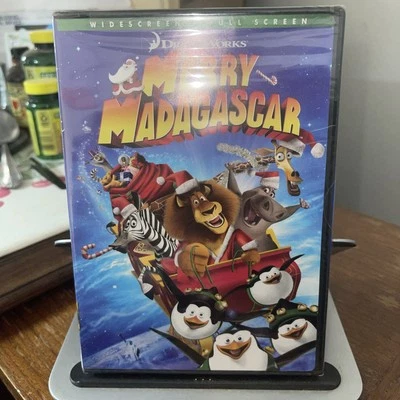 Merry Madagascar-DVD-Christmas Special New Sealed - Image 1 of 3