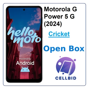 ✅ Open Box Motorola G Power 5G 2024 XT2415-5 BLACK 128GB 🔒 Locked to Cricket - Picture 1 of 4
