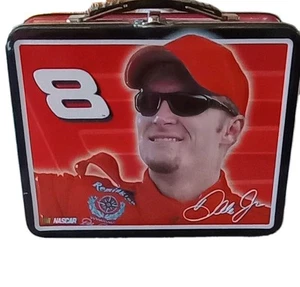 NASCAR Dale Earnhardt Jr. Tin Collectible Lunch Box #8 2004 Y2K FREE SHIPPING - Picture 1 of 10