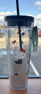 Hello Kitty x Starbucks 24 oz Cold Cup 2025 Limited Edition In Hand - Picture 1 of 1