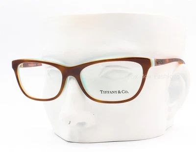 Gafas Tiffany TF 2078 8164 Marrón Tortuga sobre Azul 53-16-140 Sin Estuche Foto 1 de 4