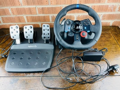 Logitech G29 Driving Force Auto Sim Racing Volante e Pedali PS3 PS4 PS5 PC - Immagine 1 di 4