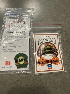 SAMMLERPINS "SF Giants" Chevron 1989 & '90 - VERSCHIEDENE - Bild 1 von 2