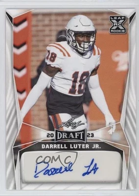 2023 Leaf Draft Auto Darrell Luter Jr #BA-DLJ Auto - Image 1 of 2