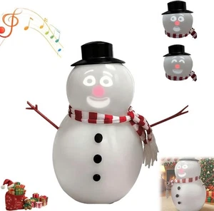 Pupazzo di Neve Parlante Animato,Plug'n Play Interattivo Canto e Ballando Decorazione Natalizia - Foto 1 di 10