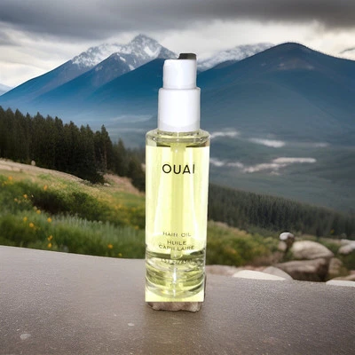 New OUAI Hair Oil 1.5 oz 45 ml heat protection fighting frizz and smoothing hair - Image 1 of 2