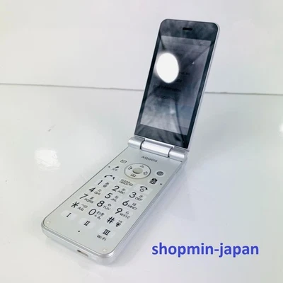 Teléfono abatible Sharp AQUOS KEITAI 2 601SH plateado japonés Android listo para inglés Foto 1 de 4