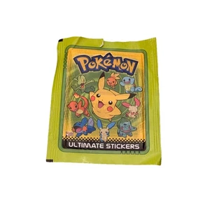 Pokémon 2005 Merlin Tops Ultimate Stickers Pack Sellado Pokemon Juego de Cartas Coleccionables Nuevo - Imagen 1 de 5