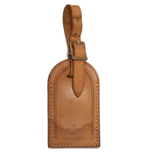 Original Louis Vuitton Vachetta Leder Koffer Namensschild DD - Bild 1 von 6