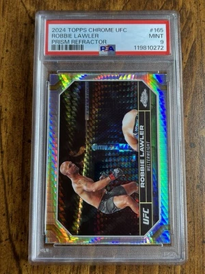 Robbie Lawler • 2024 Topps Chrome UFC Prism Refractor #165 PSA 9 Champ 🇺🇸🥊🥋 - Image 1 of 2