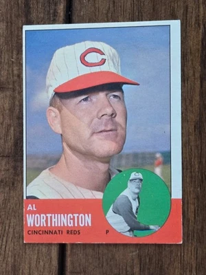 1963 Al Worthington #556 Reds High Number EX+ - Image 1 of 2