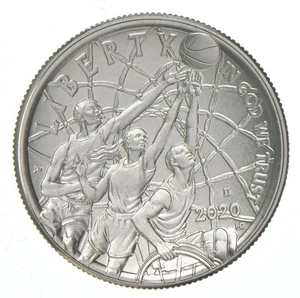 2020-D Unc Basketball Hall of Fame Commemorative Half Dollar *8220 - Picture 1 of 3