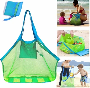 Extra Large Mesh Beach Bag - Holds Toys, Towels, Sand, Grocery, Picnic - Picture 1 of 12