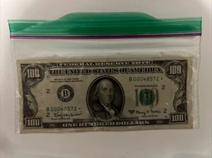 1963A $100  FEDERAL RESERVE *STAR* NOTE, NEW YORK, GRANAHAN/FOWLER    9073 - Picture 1 of 2