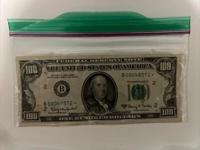 1963A $100  FEDERAL RESERVE *STAR* NOTE, NEW YORK, GRANAHAN/FOWLER    9073 - Image 1 of 2