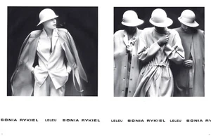 1981 Sonia Rykiel Dominique Issermann Ines de la Fressange 9 páginas revista anuncio - Imagen 1 de 5