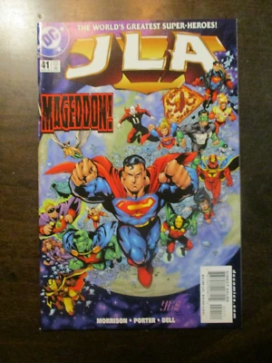 JLA #41 MAYO 2000 DC COMICS CASI NUEVO+ CASI COMO NUEVO 9,6 MAGEDDON MORRISON PORTER DELL Foto 1 de 2