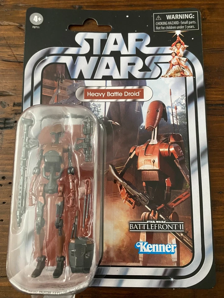 Heavy Battle Droid Star Wars Battlefront II 3.75 Inch Hasbro Kenner F2711D B15