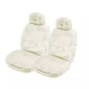 My Car Downunder 16mm Thick Sheepskin Front Seat Covers, Universal Size 30 - ... - Picture 1 of 2