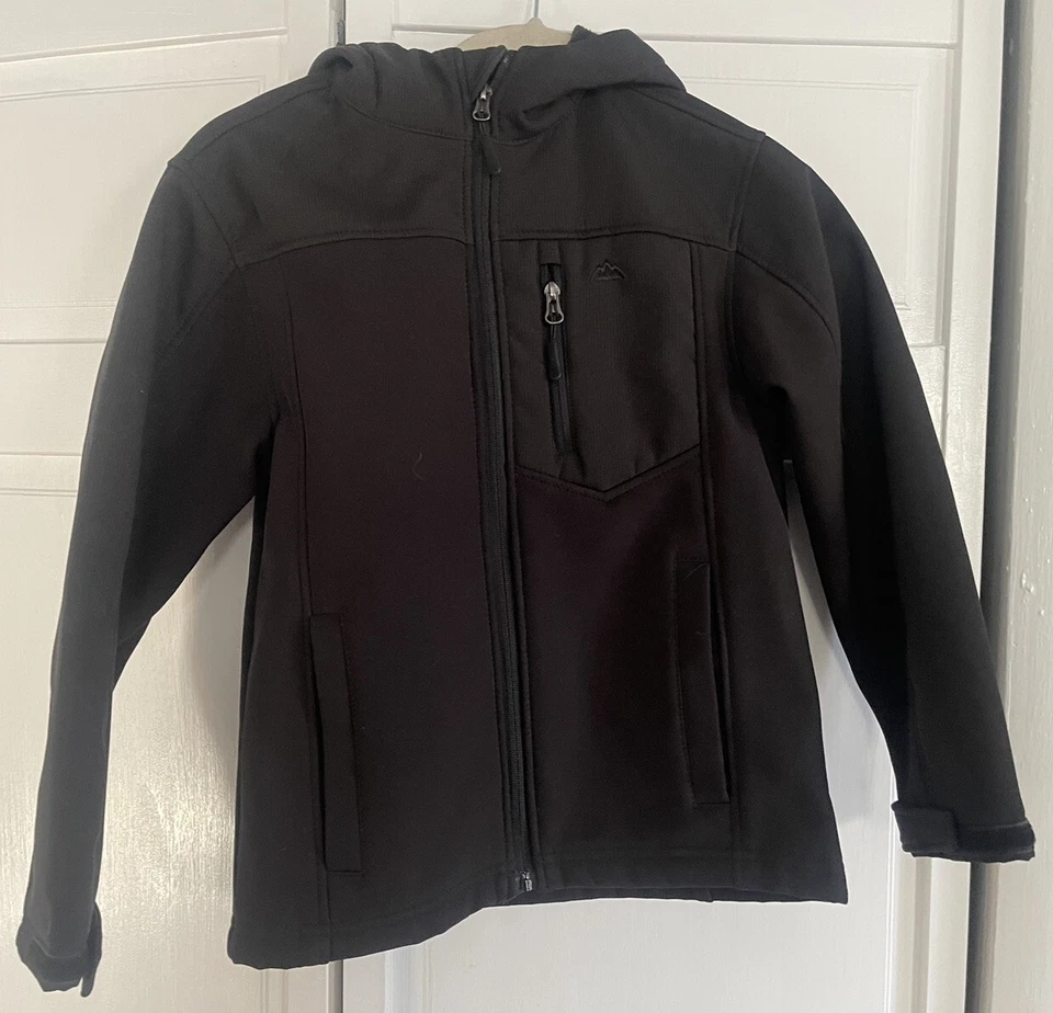 Snozu Boys Youth Jacket Black Size Small- 8 Long Sleeve Pockets hood - Image 1 of 1