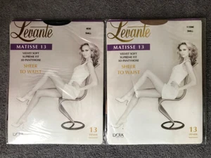 Levante Strumpfhose - Matisse 13 - Small x2 (Nero und Visone) - Bild 1 von 5