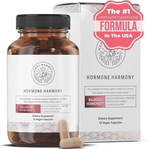 Happy Mammoth Hormone Harmony Dietary Supplement 72 Capsules New Exp. 12/2025