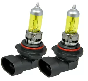 x2 9006 HB4 100W 3000K Headlight Xenon Super Yellow Low Beam Fog Light Bulb K187 - Picture 1 of 9